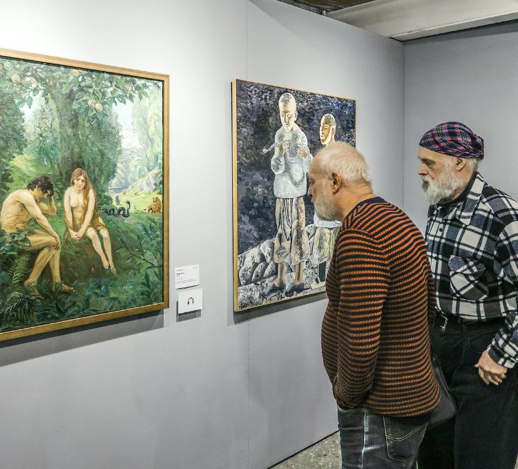 Экскурсия по выставке «Человек-жизнь-вселенная. Контраст сопоставлений» для посетителей серебряного возраста