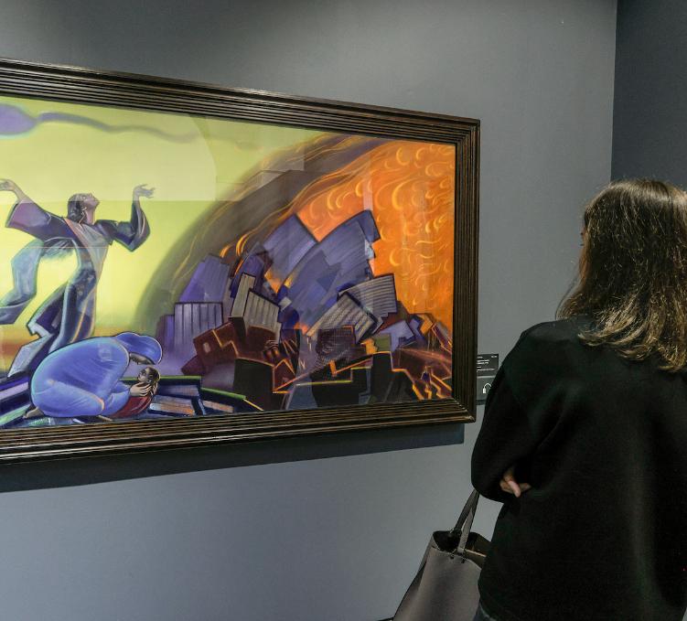 Авторская экскурсия по двум выставкам: «Фрагменты эпох» и «Человек-жизнь-вселенная. Контраст сопоставлений»