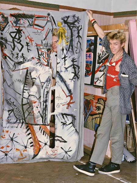 Сергей Бугаев, справа, и Георгий Гурьянов, в центре. Вторая пол. 1980-х