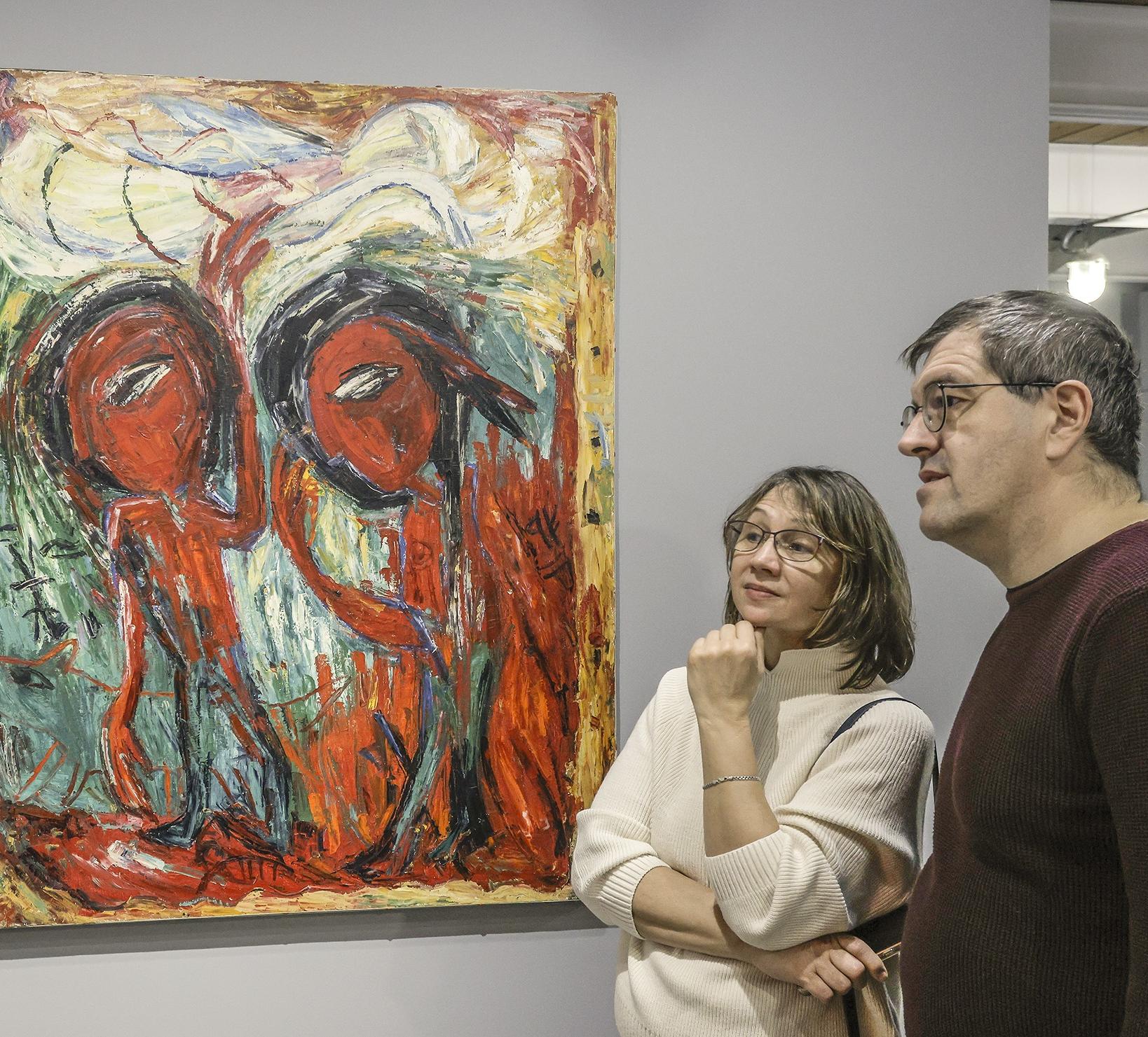 Экскурсия по выставке «Человек-жизнь-вселенная. Контраст сопоставлений» для посетителей серебряного возраста