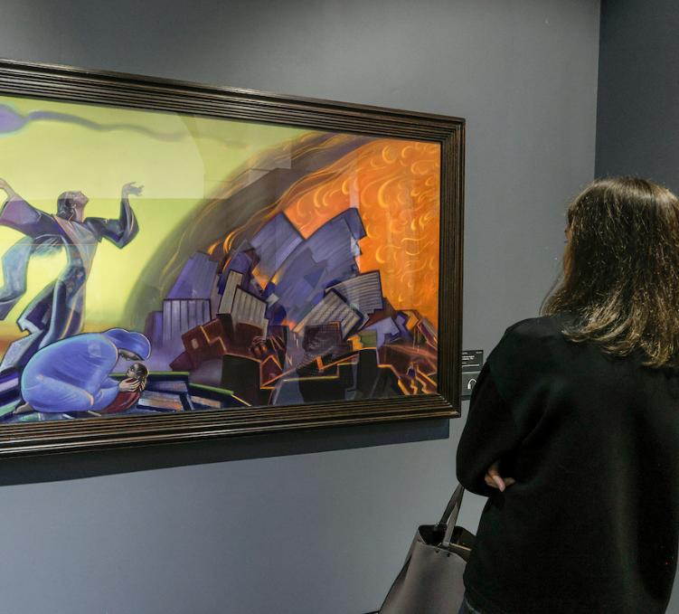 Экскурсия по выставке «Человек-Жизнь-Вселенная. Контраст сопоставлений»