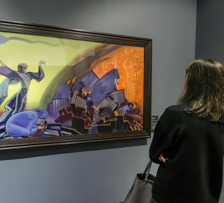 Экскурсия по выставке «Человек-Жизнь-Вселенная. Контраст сопоставлений»